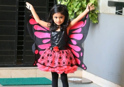 Butterfly themed fancy dress