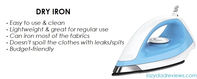 Dry iron features and advantages