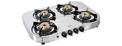 Glen 4 burner gas stove with auto ignition